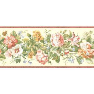 トリムボーダー ボタニカル フローラル 壁紙ボーダー