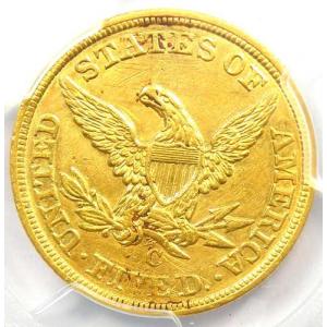 1848-C リバティ金貨ハーフイーグル 5ド...の詳細画像3