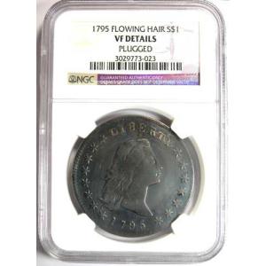 1795年フローイングヘア銀貨($1) - N...の詳細画像1