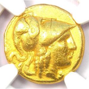フィリップ3世金貨 AVスタテル ギリシャ・マケドニア金貨 紀元前323-317年 - NGC鑑定済み 極美品