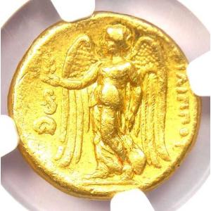 フィリップ3世金貨 AVスタテル ギリシャ・マ...の詳細画像3