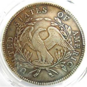 1795年フローイングヘア銀貨1ドル - PC...の詳細画像3