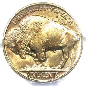 1914年バッファローニッケル5セント硬貨 -...の詳細画像3