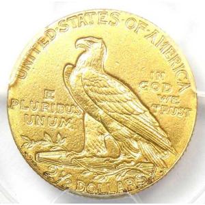 1911年Dミント インド金貨 クォーターイー...の詳細画像3
