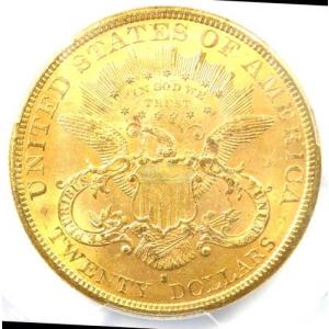 1878年Sミント リバティ金貨 ダブルイーグ...の詳細画像3
