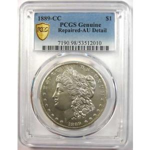 1889年CC モーガン銀貨 1ドル カーソン...の詳細画像4