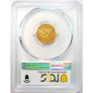 1854年Cミント リバティ金貨 クォーターイ...の詳細画像2