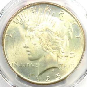 1925年ピース銀貨($1) - PCGS社認...の詳細画像4