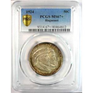 1924年ユグノー50セント硬貨 - PCGS...の詳細画像1