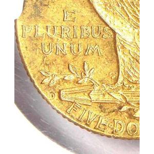 1911年Dミント インド金貨 ハーフイーグル...の詳細画像4
