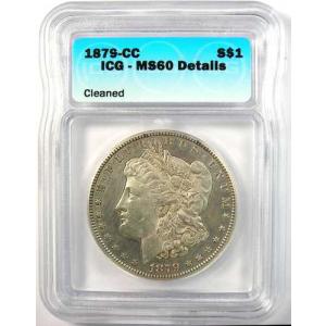 1879年CCミントマーク モーガン銀貨 1ド...の詳細画像1