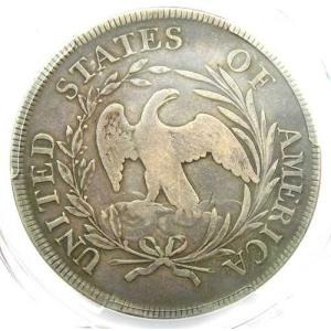 1796年 ドレープドバスト シルバーダラー ...の詳細画像3