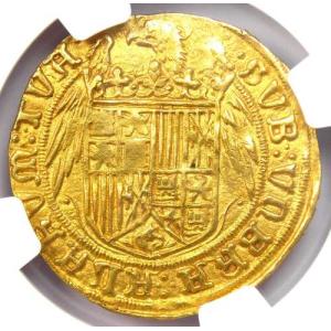 1497年 スペイン 金貨 フェルディナンド5...の詳細画像3
