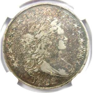 1802年製ドレープバスト銀貨（$1） - NGC VF35認定 - 希少な年号！