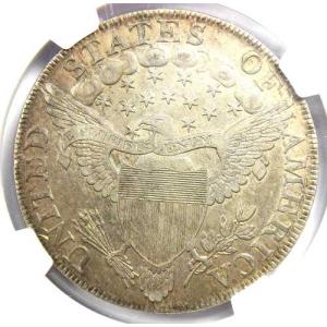 1802年製ドレープバスト銀貨($1) - N...の詳細画像3
