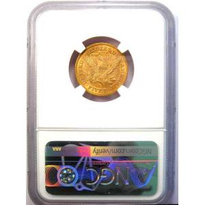 1873年リバティ金貨ハーフイーグル5ドル硬貨...の詳細画像2