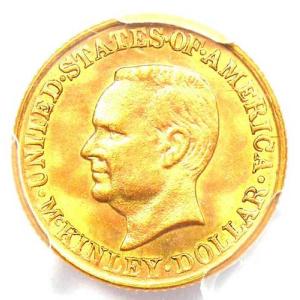 1917年マッキンリー金貨 G$1 - PCG...の詳細画像4