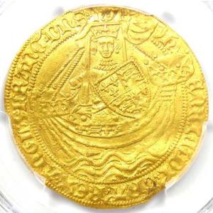 1422-30年 イギリス ヘンリー6世 金貨 - PCGS鑑定済み AU 詳細