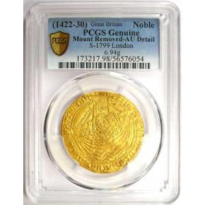 1422-30年 イギリス ヘンリー6世 金貨...の詳細画像1