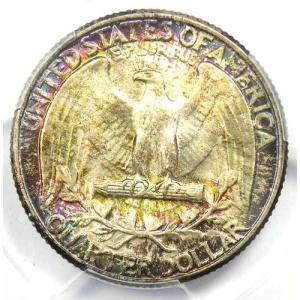 1932年ワシントン・クォーター25セント硬貨...の詳細画像3
