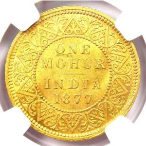 1877年C インド ヴィクトリア ゴールド ...の詳細画像3