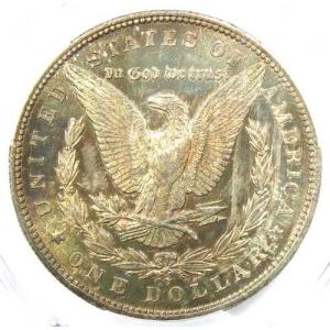 1879年CCミント モーガン銀貨 1ドル カ...の詳細画像3