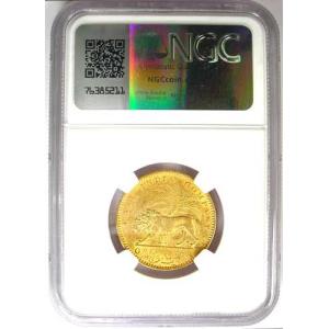 1841-C インド ヴィクトリア 金ライオン...の詳細画像2