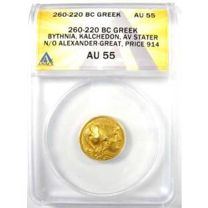 アレクサンドロス大王3世 AVスタテル金貨 ビ...の詳細画像1