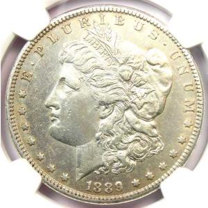 1889年CC モーガン銀貨 1ドル カーソン...の詳細画像4