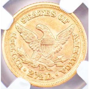 1848-D リバティ金貨 クォーターイーグル...の詳細画像3