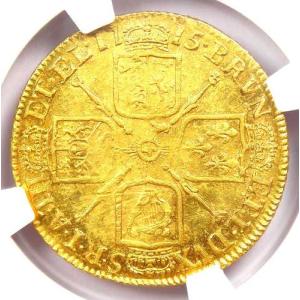 1715年 イギリス ジョージ 金貨 ギニー ...の詳細画像3