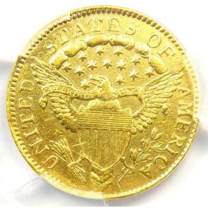 1802/1 キャップドバスト金貨 クォーター...の詳細画像3