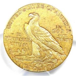 1910年Sミント インディアン金貨 ハーフイ...の詳細画像3