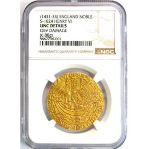 1431-33年 イギリス ヘンリー6世 金貨...の詳細画像4
