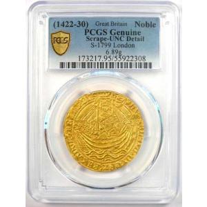 1422-30年 イギリス ヘンリー6世 金貨...の詳細画像1