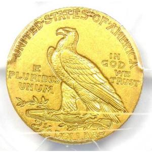 1911年Dミント インド金貨 クォーターイー...の詳細画像3