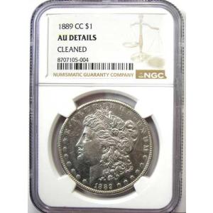 1889年CC モーガン銀貨 1ドル カーソン...の詳細画像1