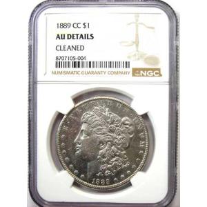 1889年CC モーガン銀貨 1ドル カーソン...の詳細画像4