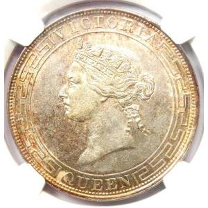 1868年 中国・香港 ヴィクトリア・ダラー硬貨 1ドル - NGC未流通品詳細（UNC MS）