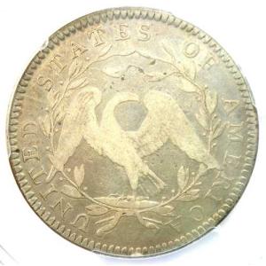 1794年 フローイングヘア ハーフダラー 5...の詳細画像3