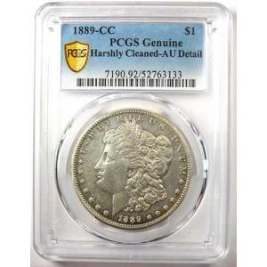 1889年CC モーガン銀貨 1ドル カーソン...の詳細画像1