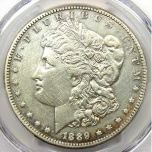 1889年CC モーガン銀貨 1ドル カーソン...の詳細画像4