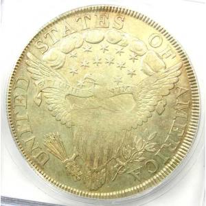 1799年 ドレープバスト シルバーダラー 1...の詳細画像3
