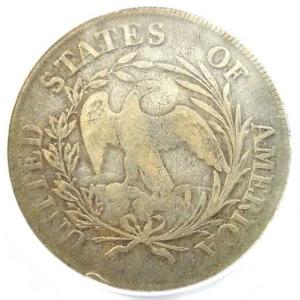 1797年 ドレープバスト シルバー ドル $...の詳細画像3