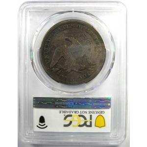 1872年CC シーテッド・リバティ銀貨 カー...の詳細画像2