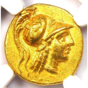 アレクサンドロス大王3世の生涯記念金貨（マケドニア、紀元前336年） - NGC Ch XF