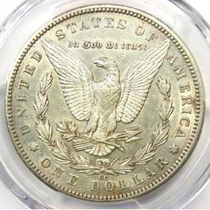 1889年CC モーガン銀貨 1ドル カーソン...の詳細画像3