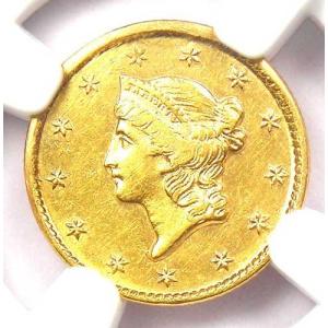 1854年Dミント リバティ金貨 G$1 - ...の詳細画像4