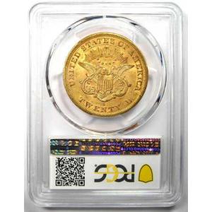 1863年Sミント リバティ金貨 ダブルイーグ...の詳細画像2