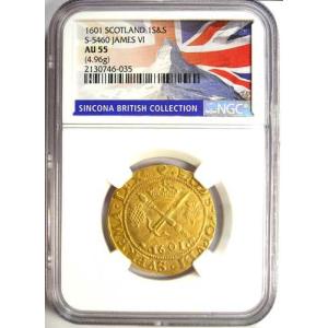 1601年 スコットランド ジェームズ6世 金...の詳細画像1